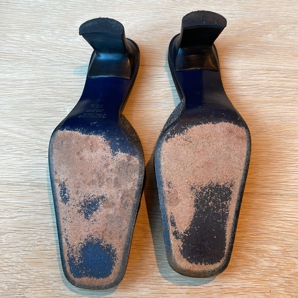 Goffredo Fantini Leather and Tweed Mule - Picture 8 of 11